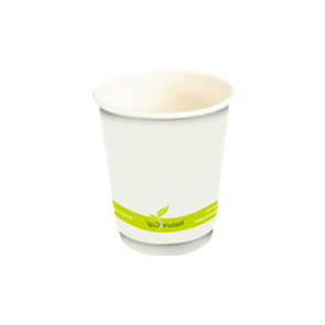 PLA Double Wall Paper Cup (Compostable) - 500 pcs per case